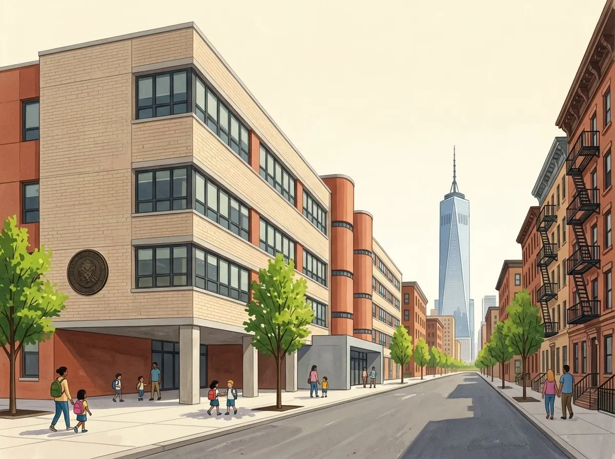 Ilustración de High School of Hospitality Management