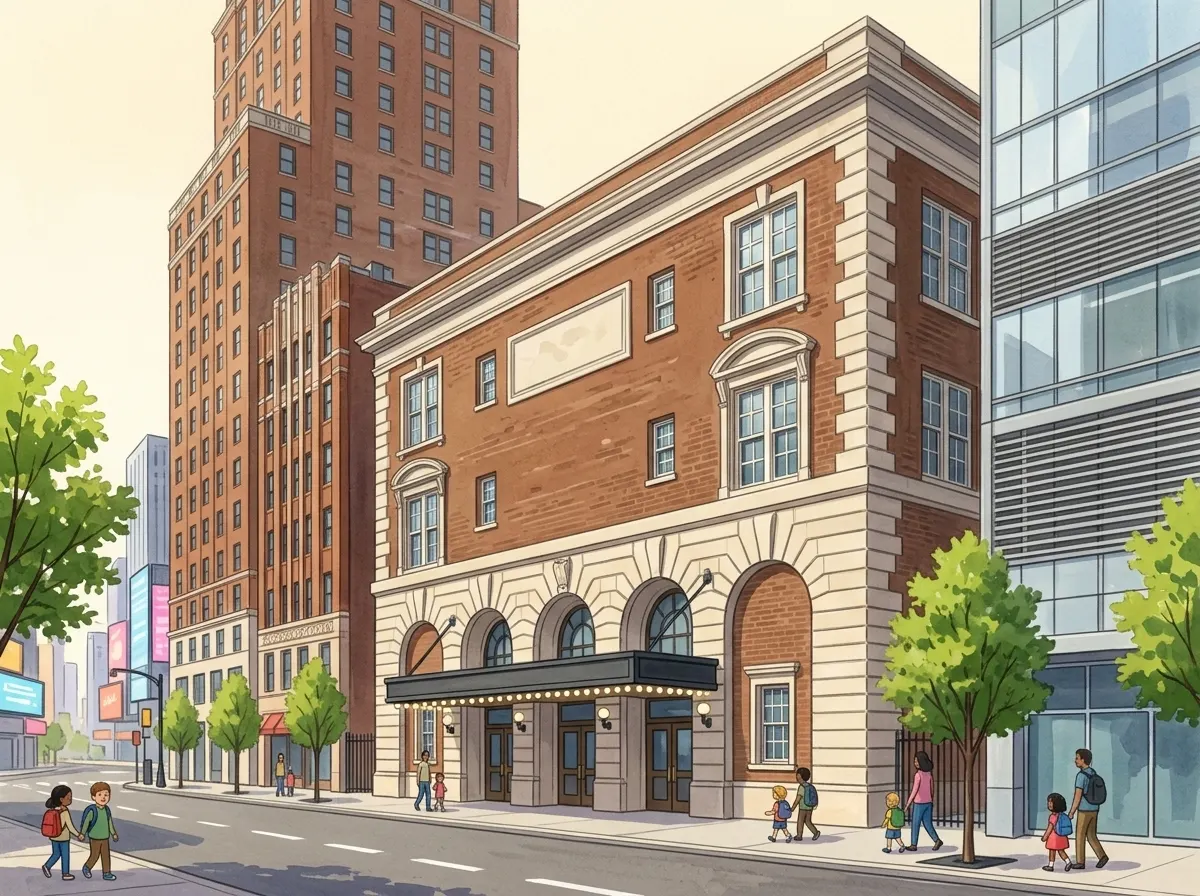 Illustration of Repertory Company High School for Theatre Arts