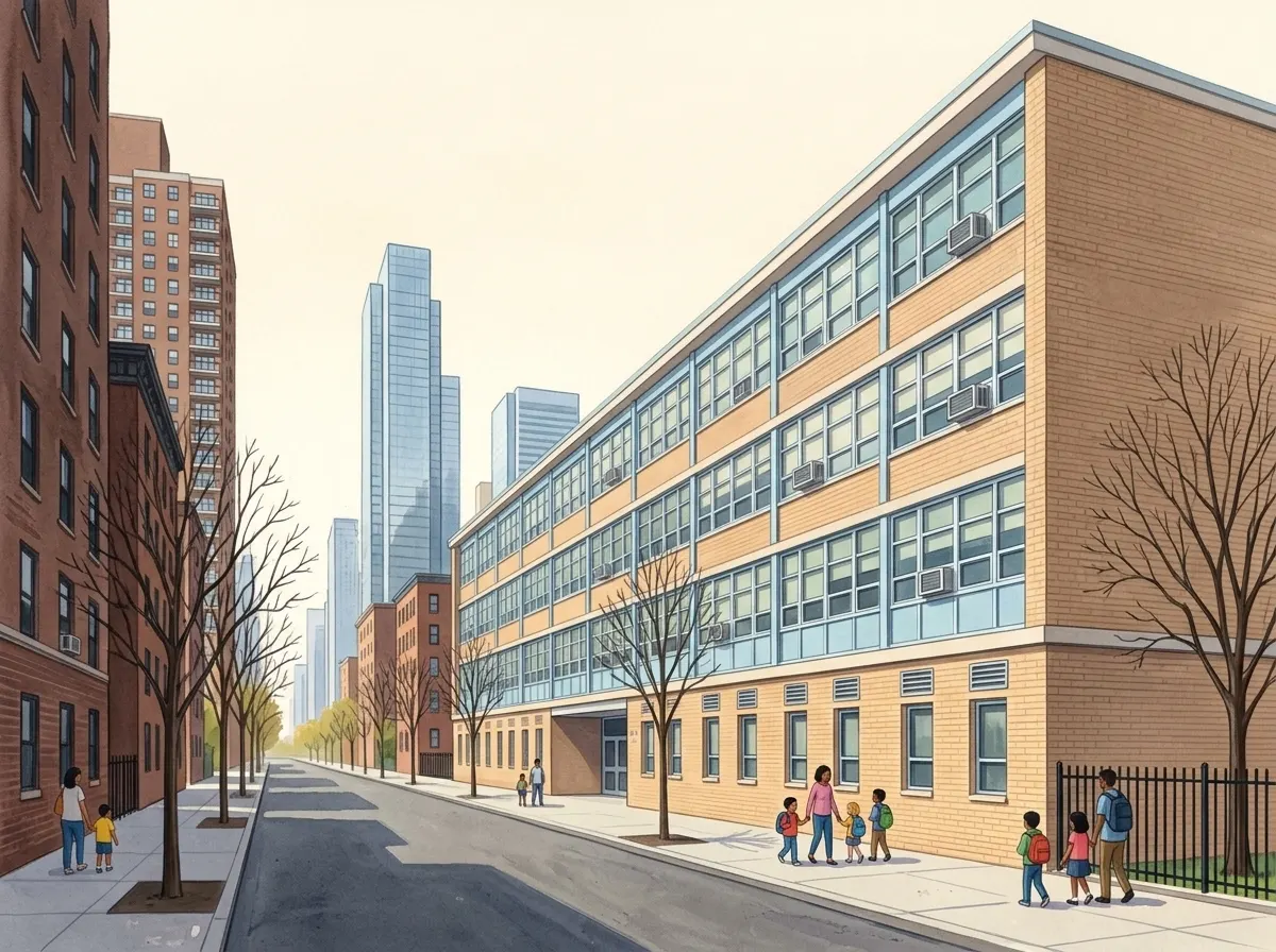 Illustration of West End Secondary School