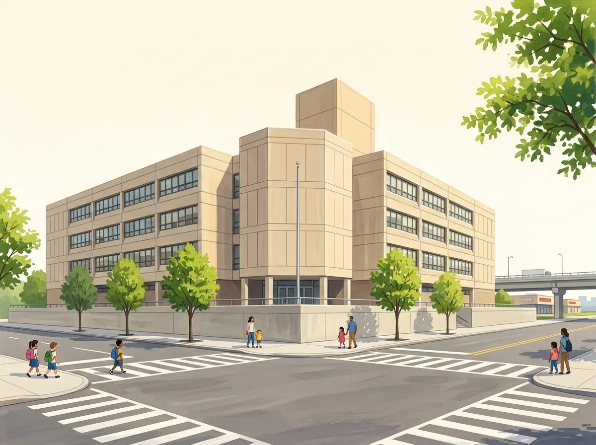Illustration of Herbert H. Lehman High School