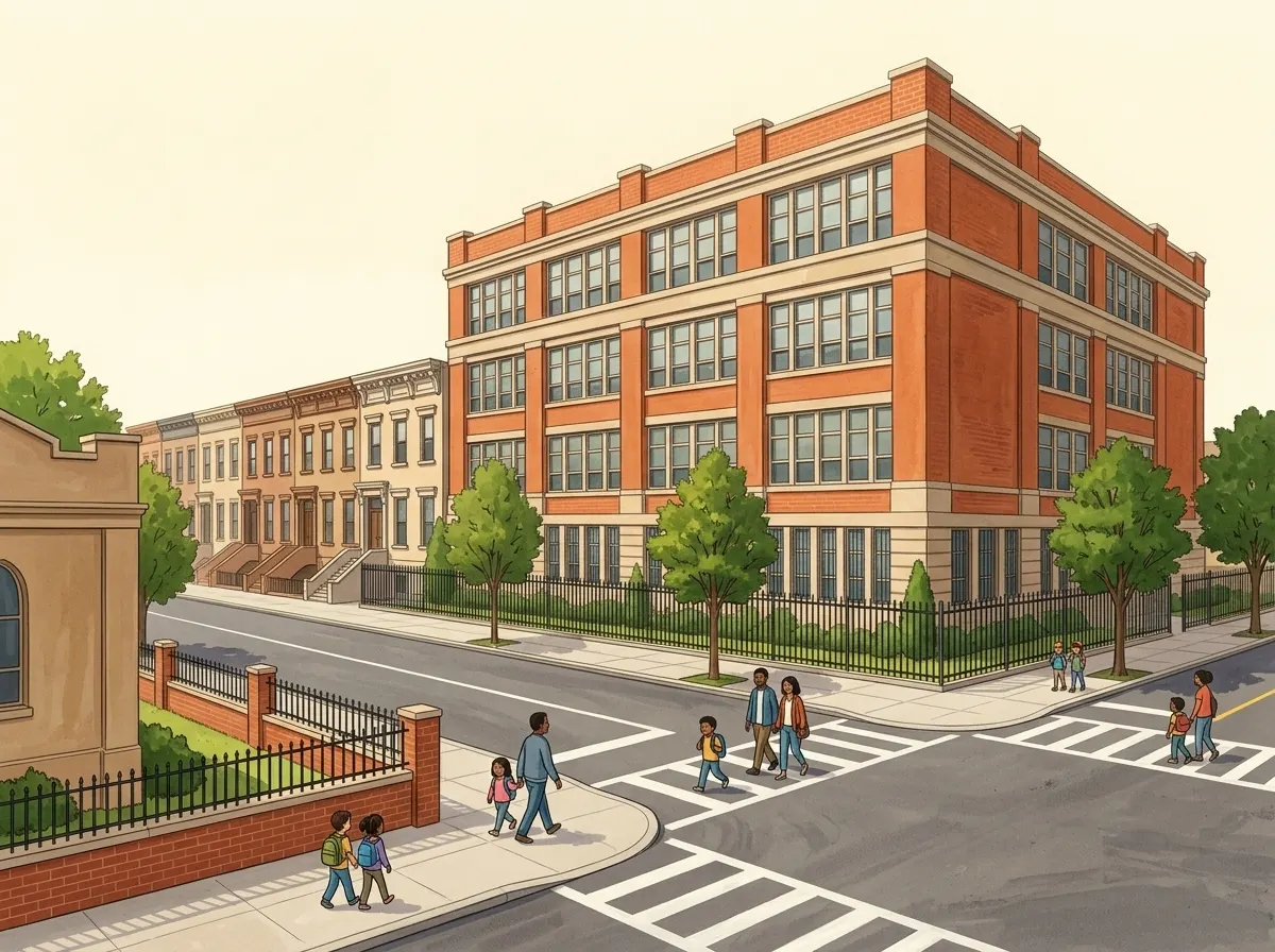 Ilustración de FDNY - Captain Vernon A. Richard High School for Fire and Life Safety