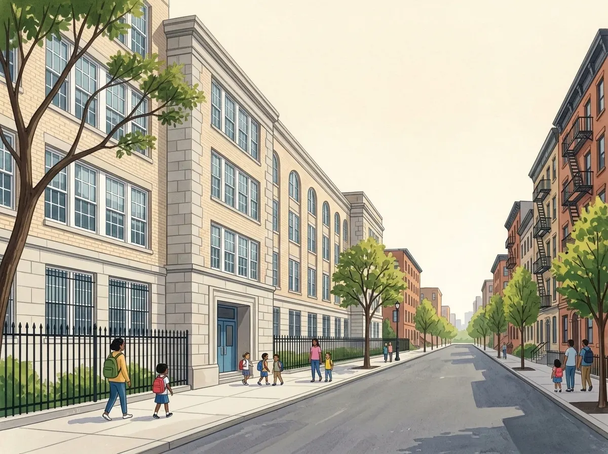 Illustration of P.S. 102 The Bayview