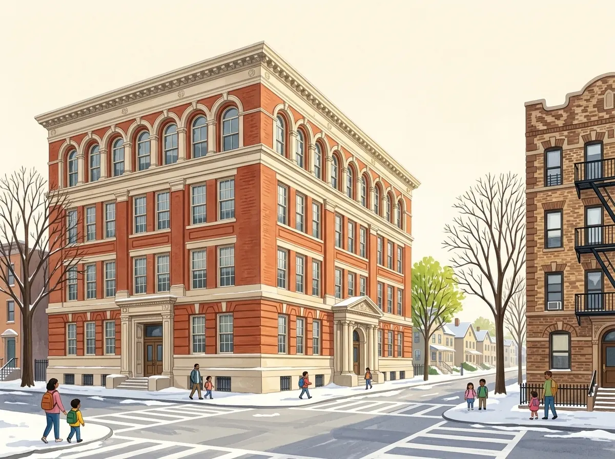 Ilustración de Brooklyn Studio Secondary School
