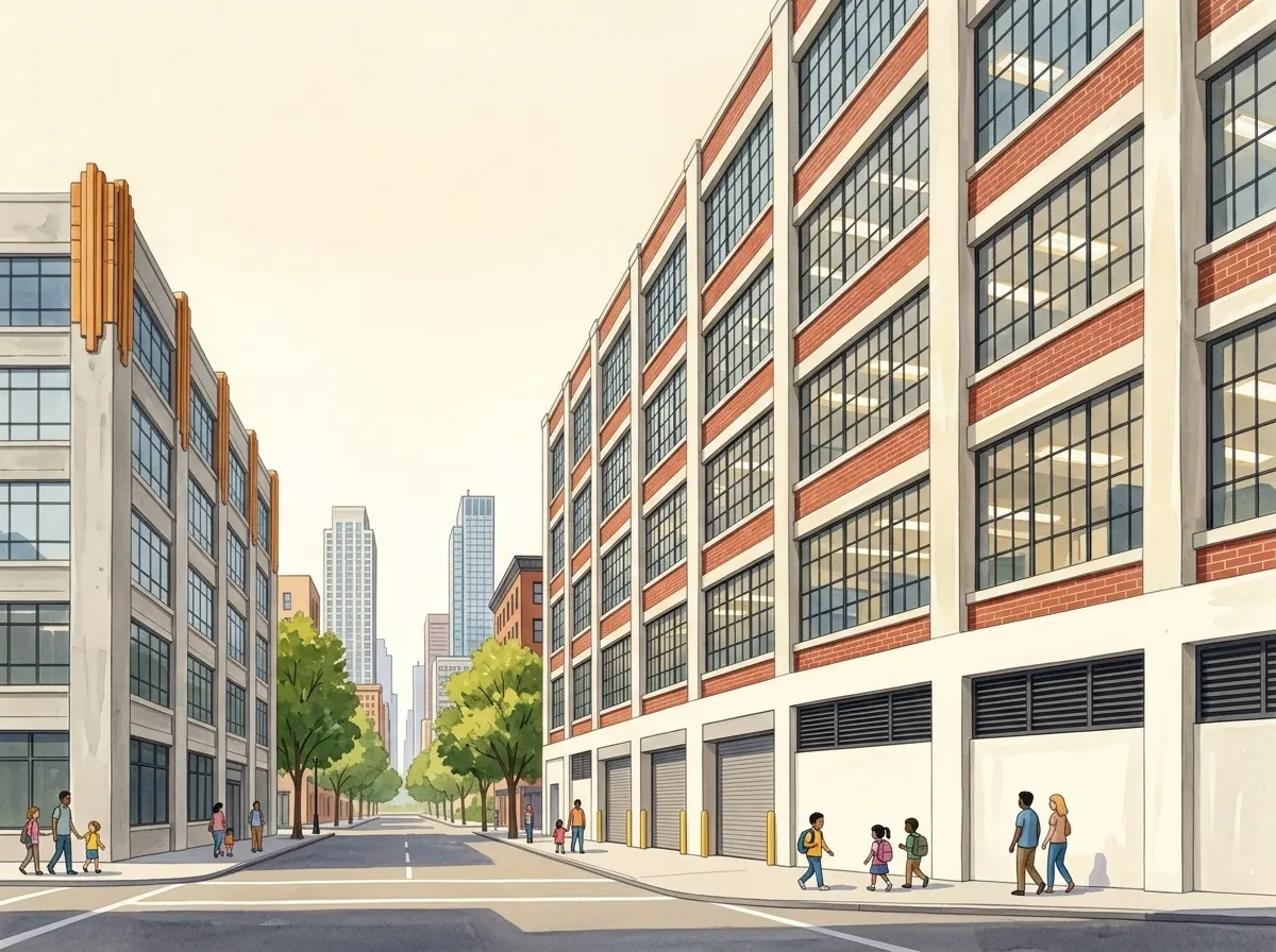 Illustration of Robert F. Wagner, Jr. Secondary School for Arts and Technology