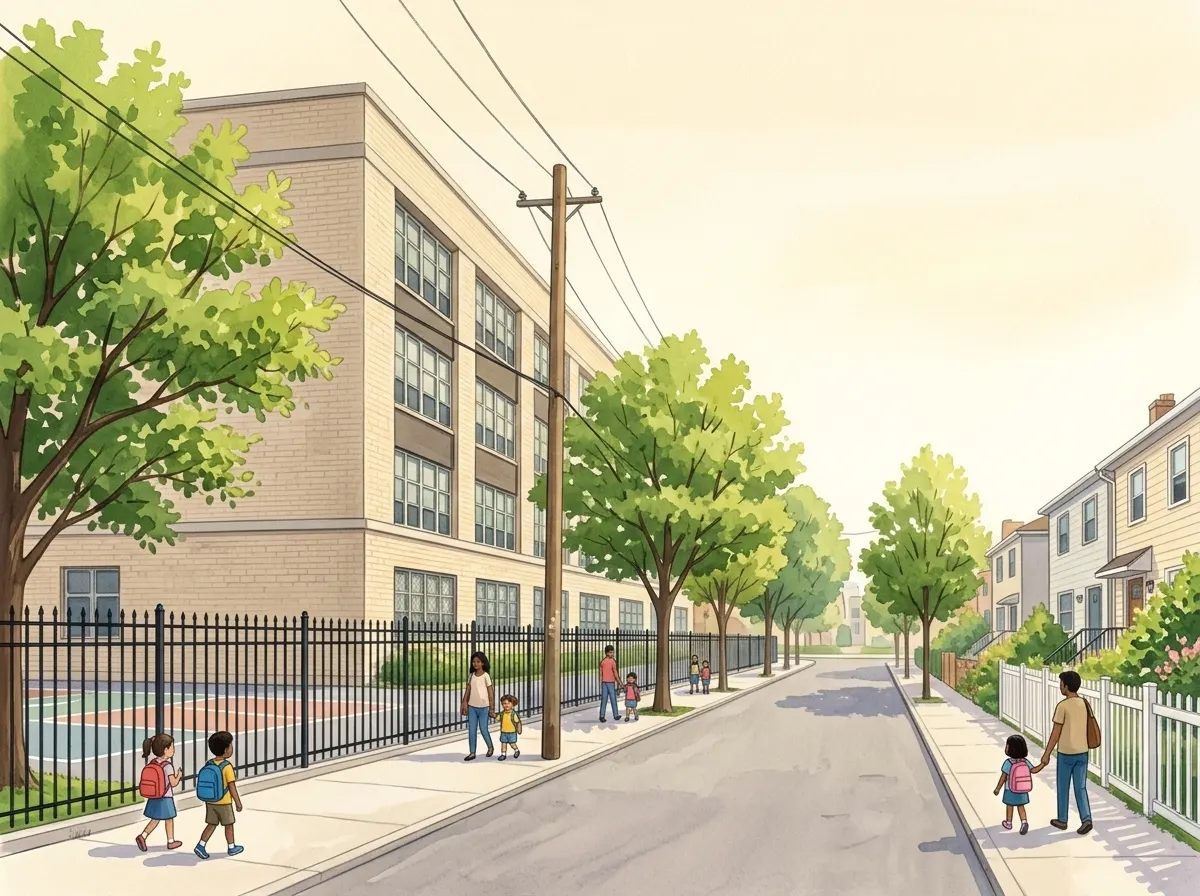 Ilustración de David N. Dinkins School
