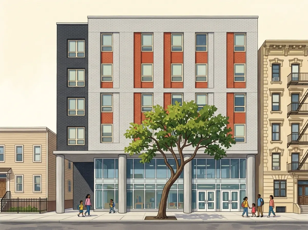Ilustración de South Bronx Community Charter High School