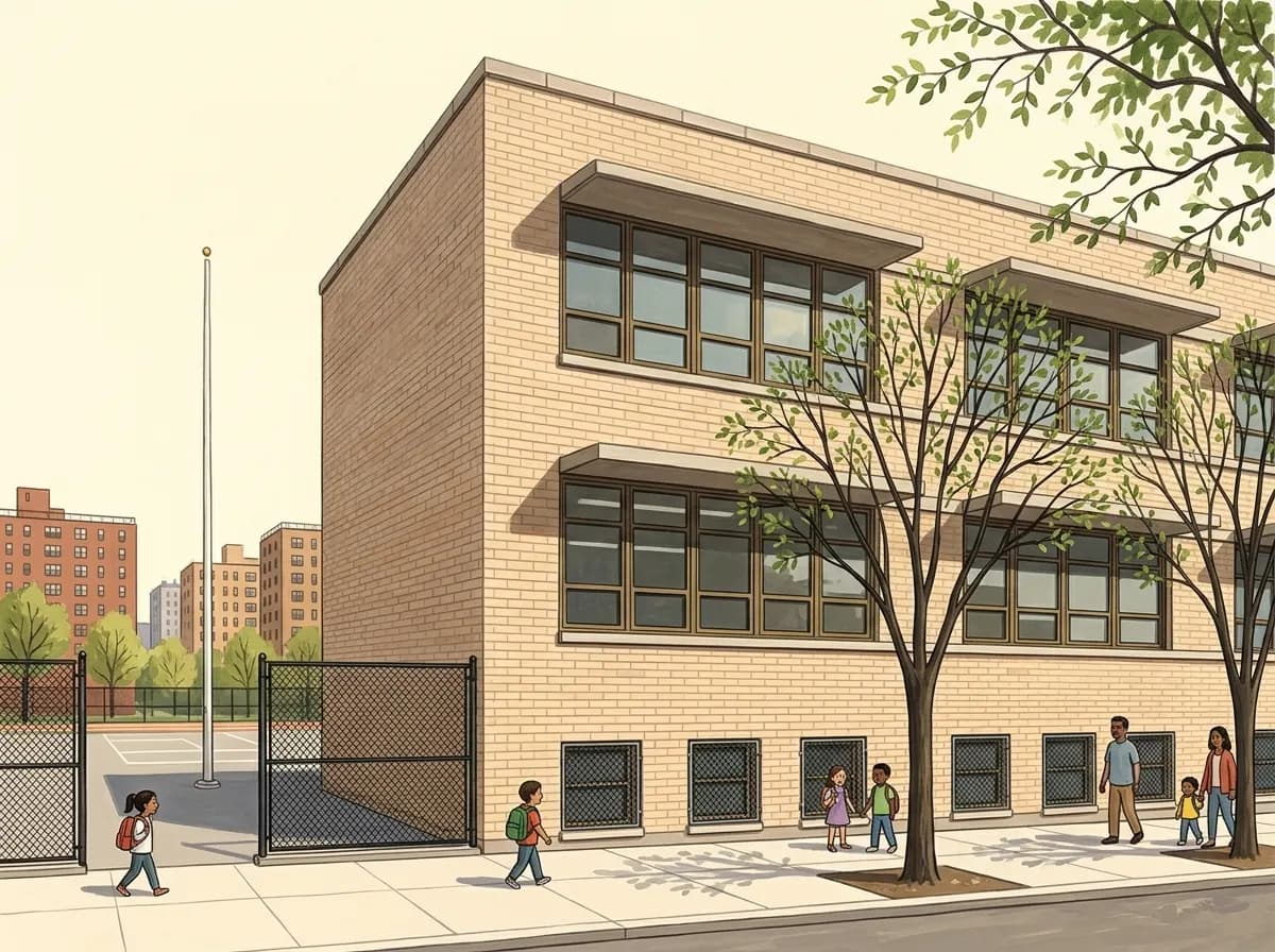 Illustration of The East Village Community School