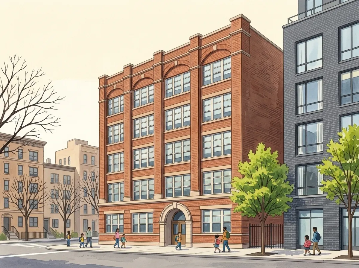 Illustration of The Children's Workshop School