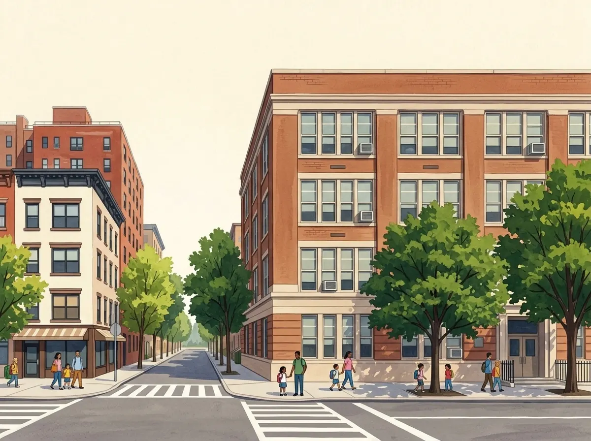 Illustration of Tompkins Square Middle School
