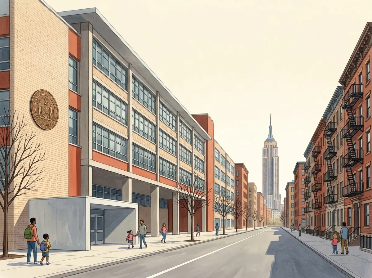 Ilustración de Food and Finance High School
