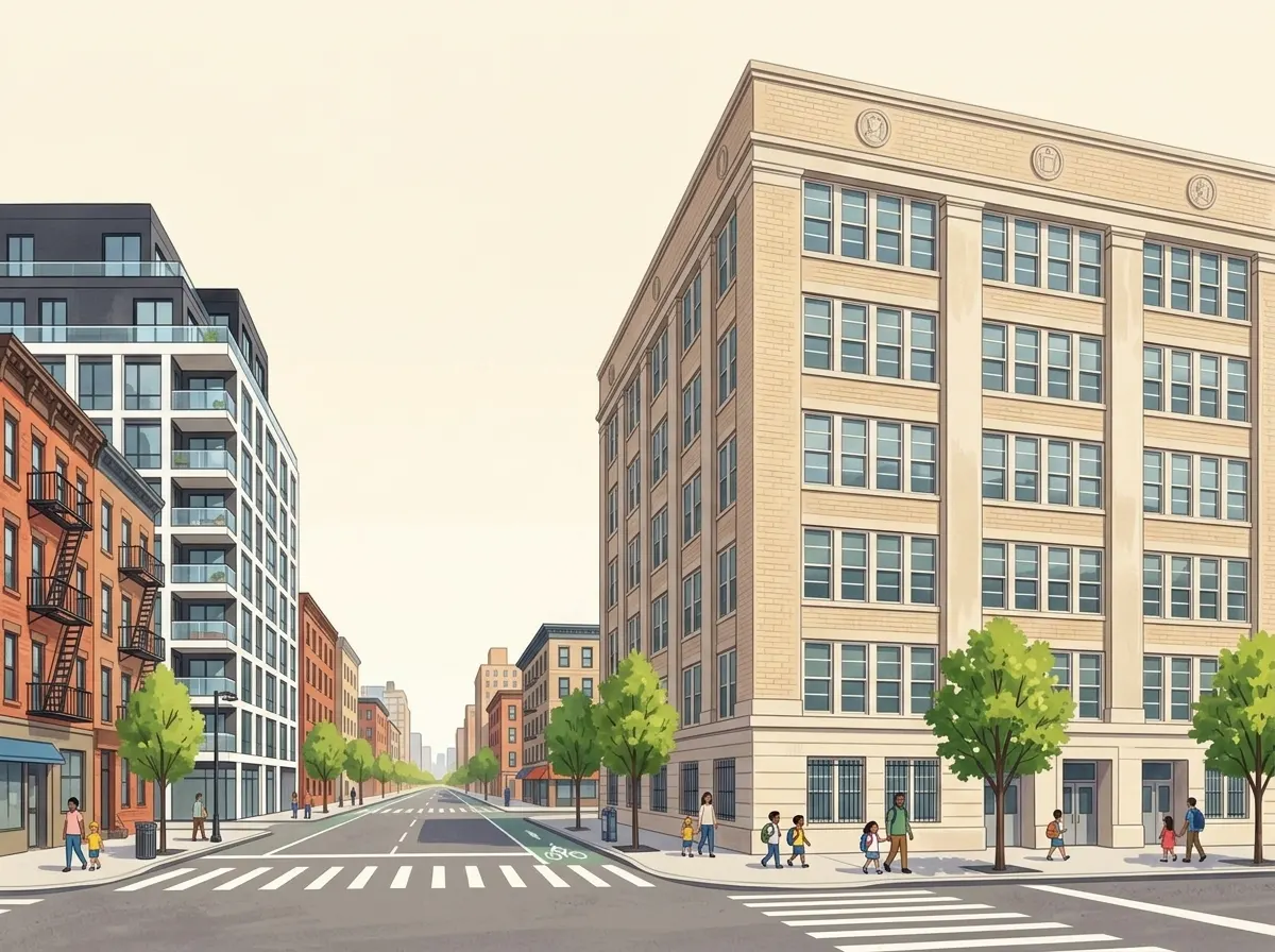 Ilustración de Essex Street Academy