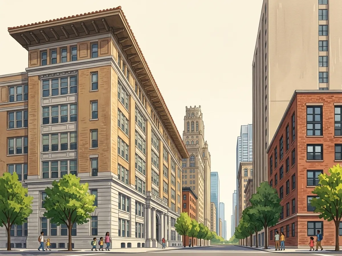 Illustration of Gramercy Arts High School