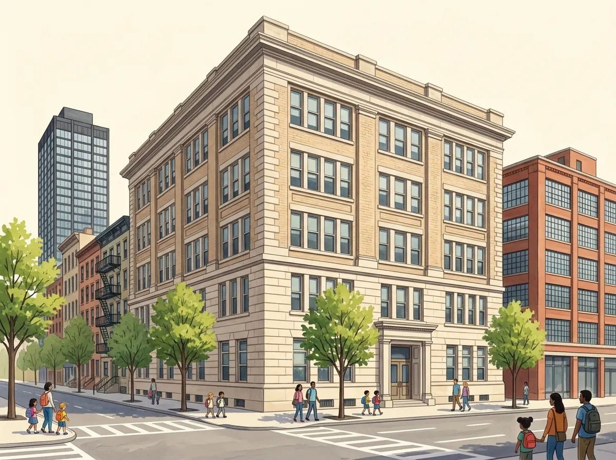 Ilustración de NYC iSchool