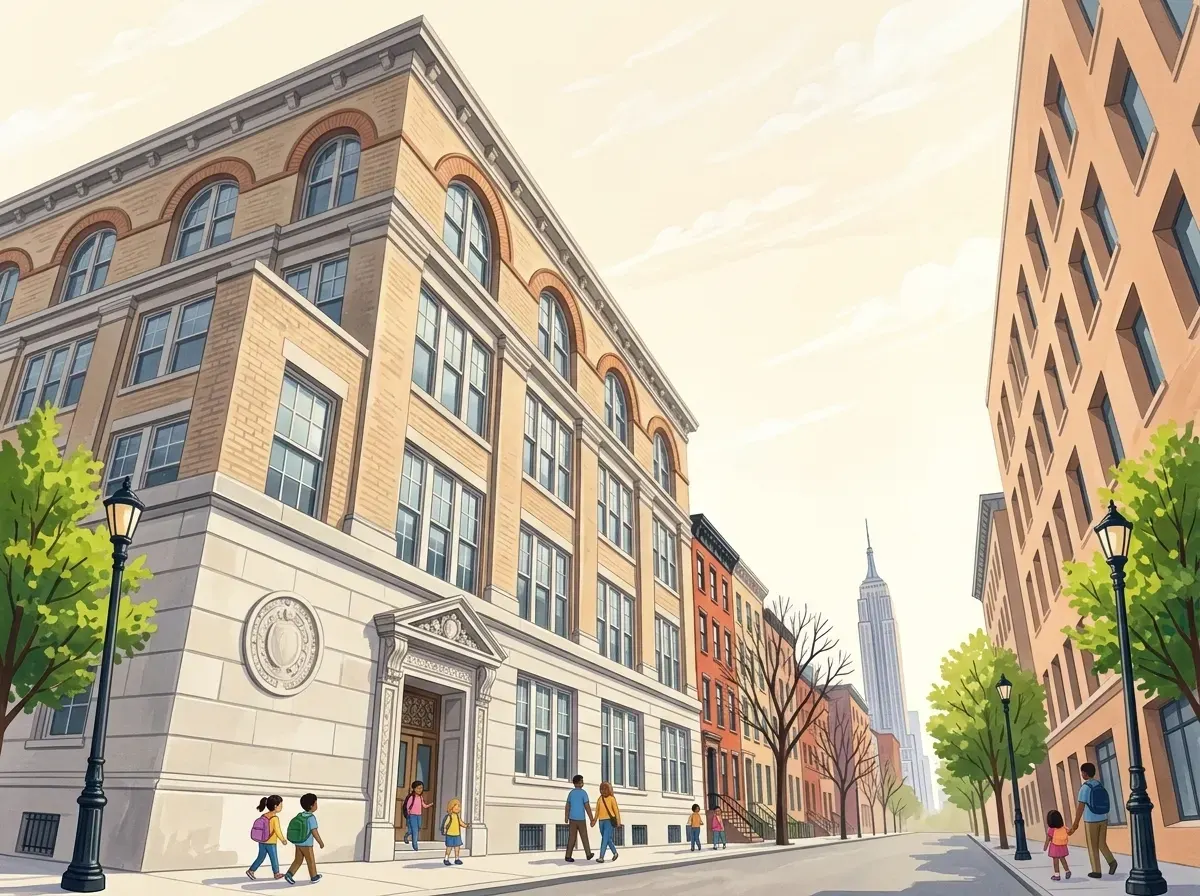 Ilustración de Landmark High School