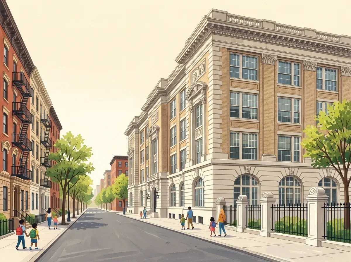Ilustración de High School for Health Professions and Human Services