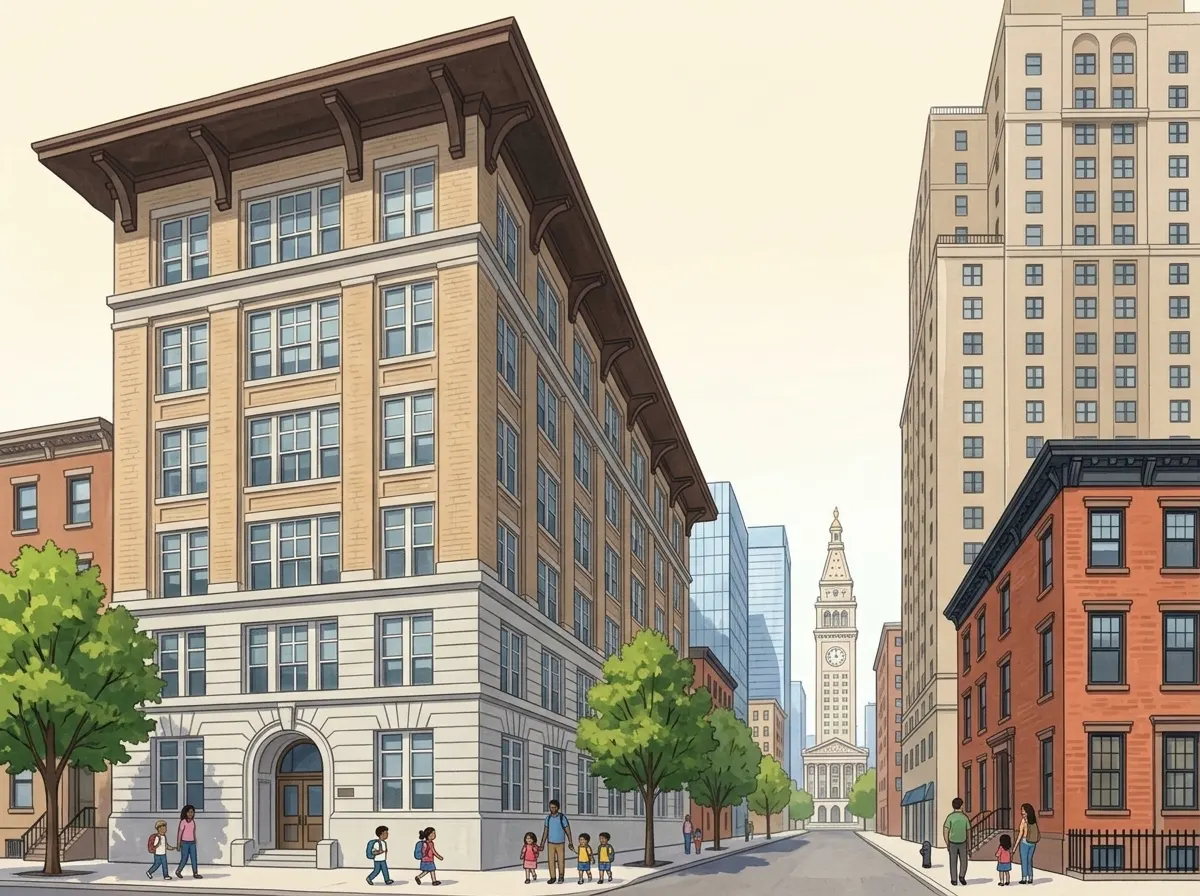 Illustration of Union Square Academy for Health Sciences
