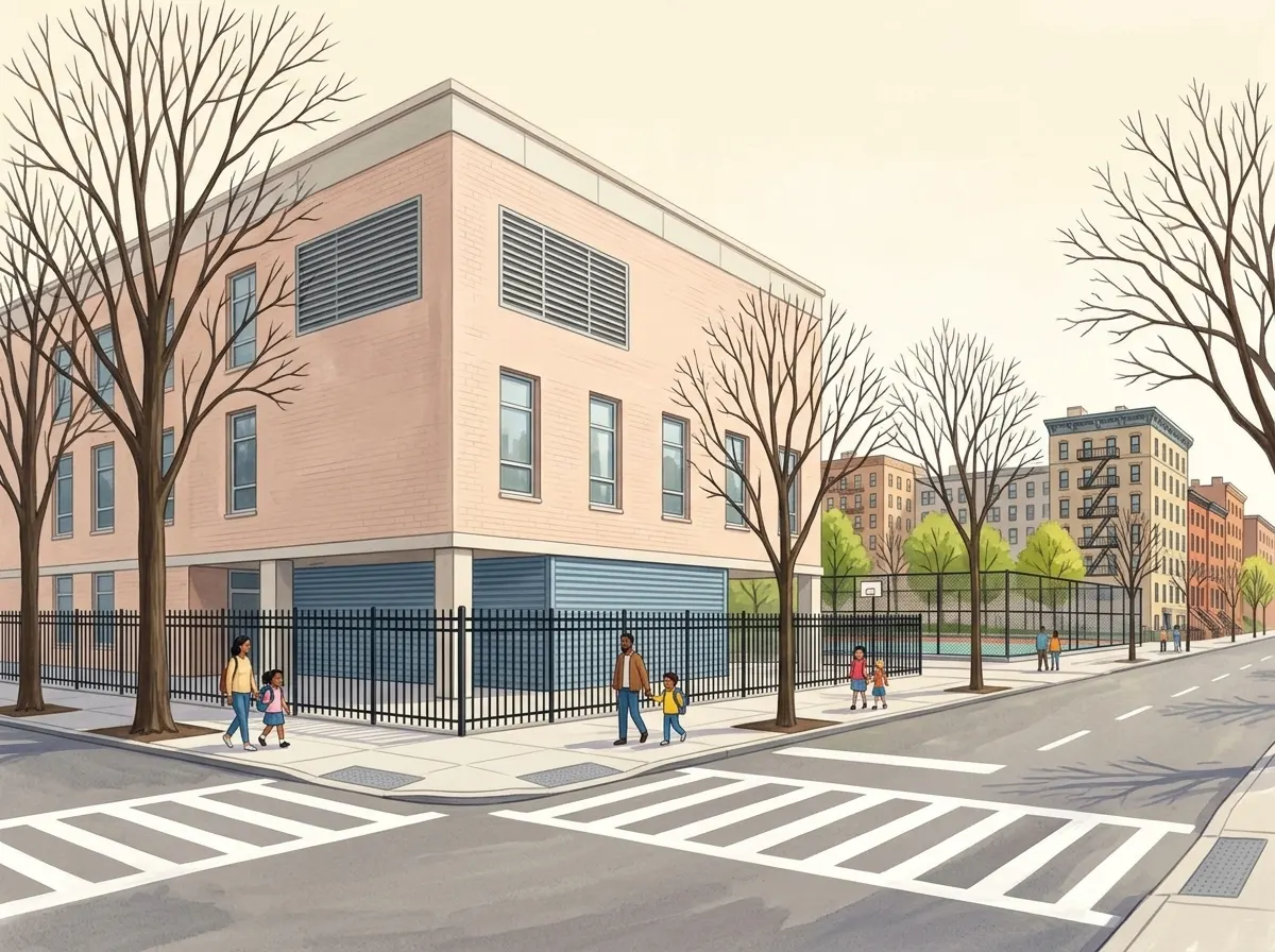 Illustration of P.S. 128 Audubon