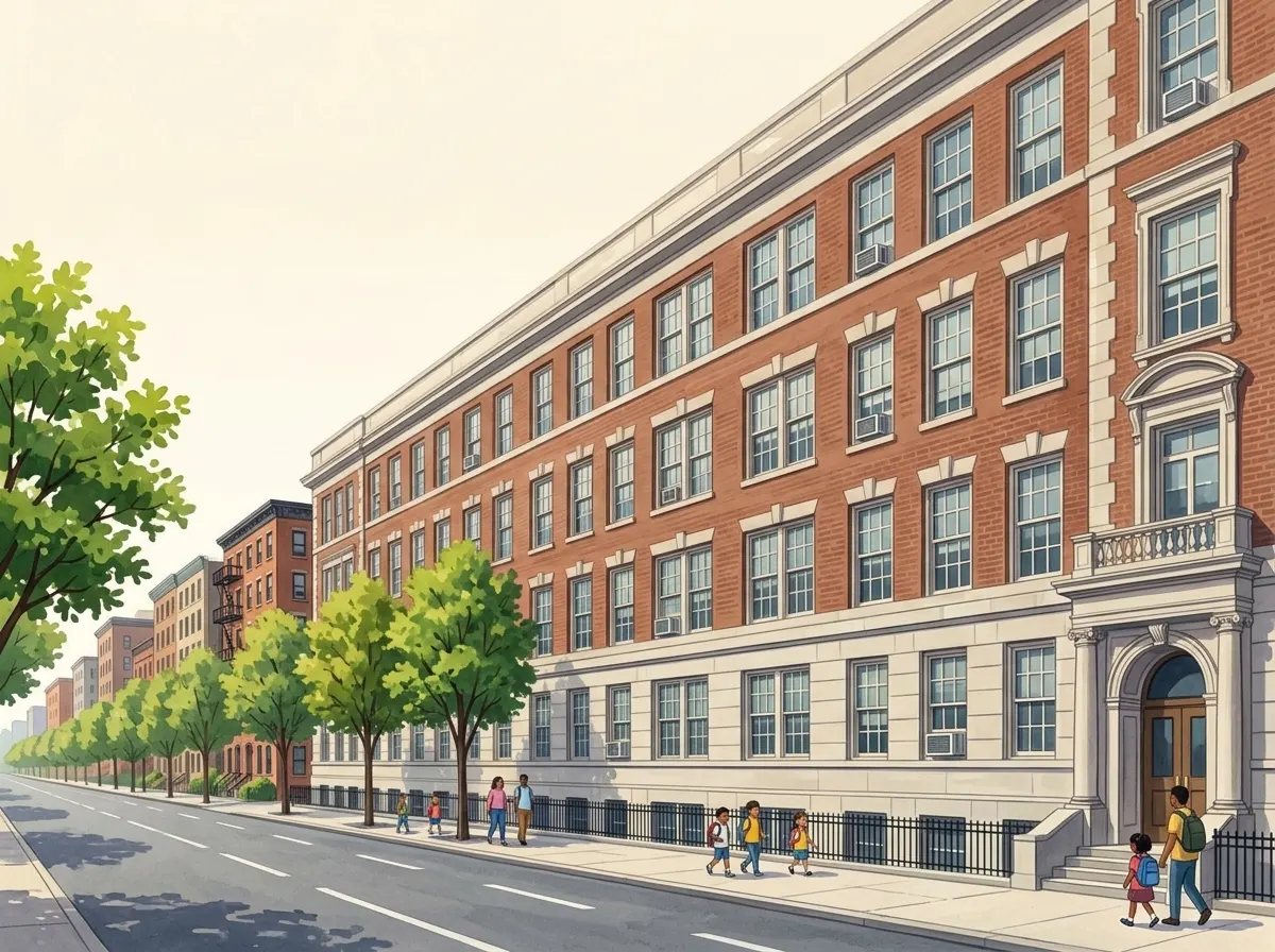Illustration of P.S./I.S. 173 Fort Washington School in the Heights