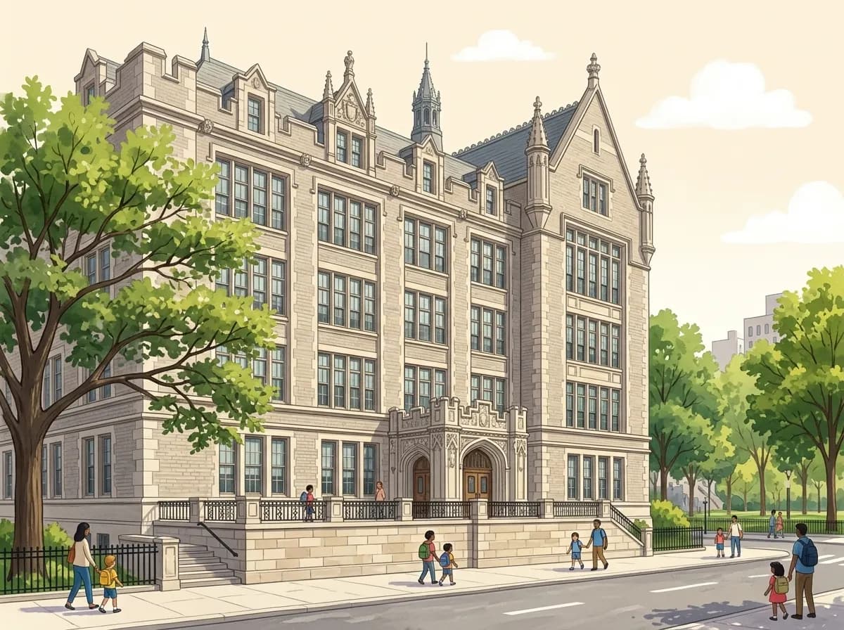 Ilustración de Morris Academy for Collaborative Studies