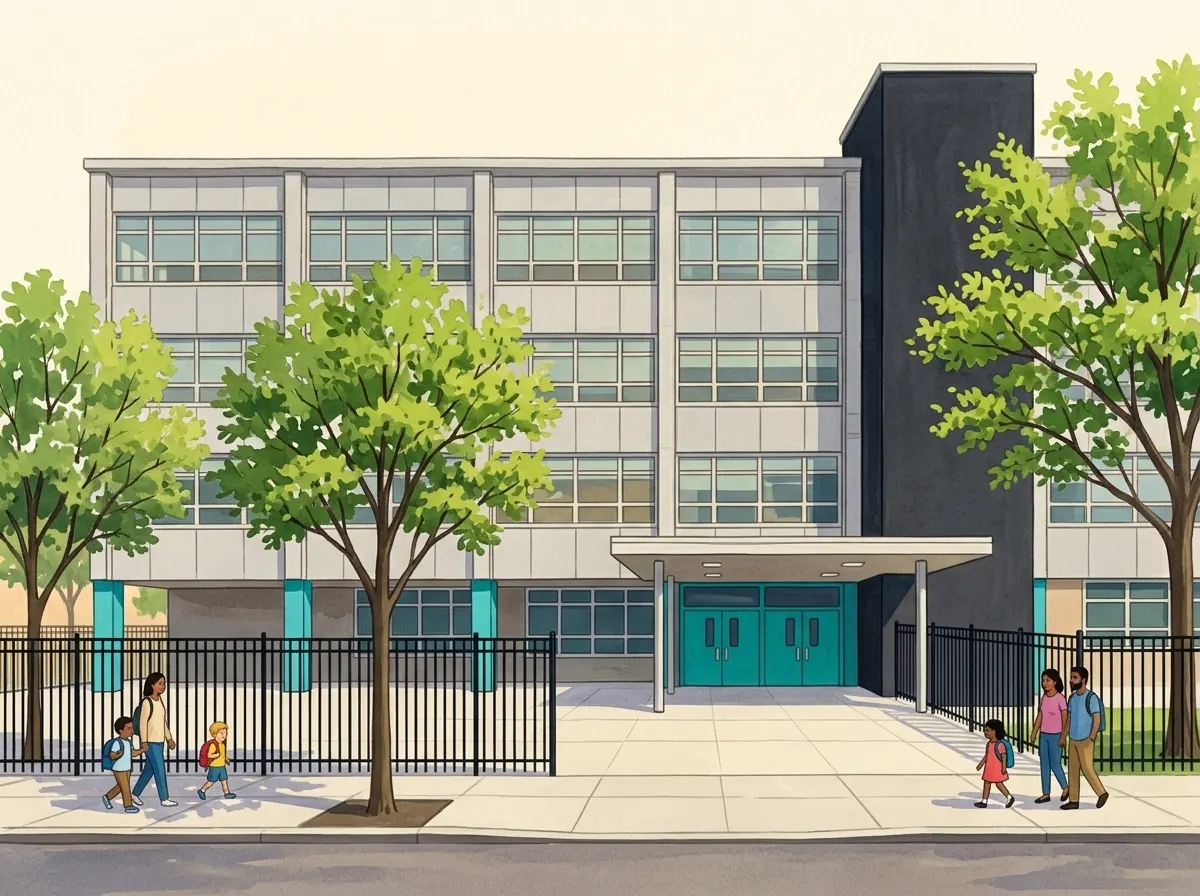 Illustration of New Millennium Business Academy Middle School