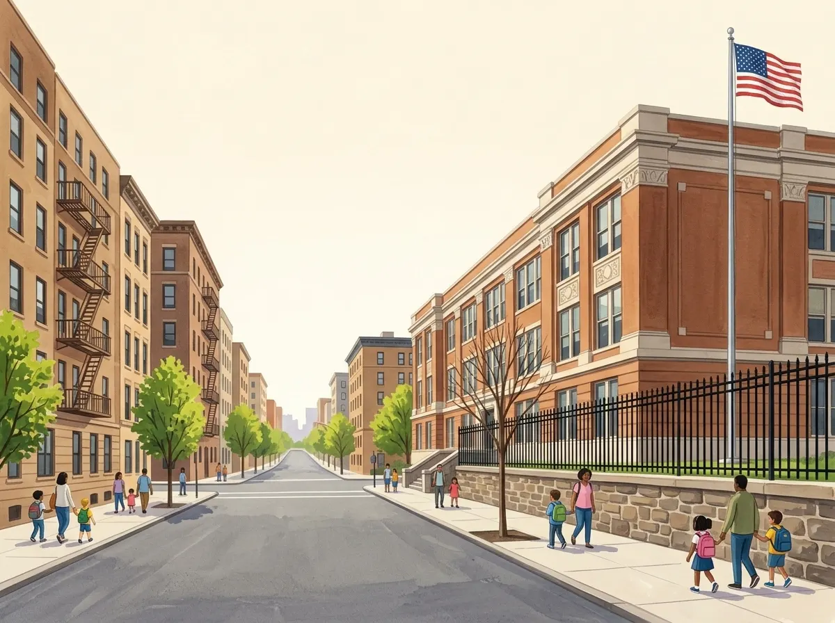 Illustration of Milton Fein School