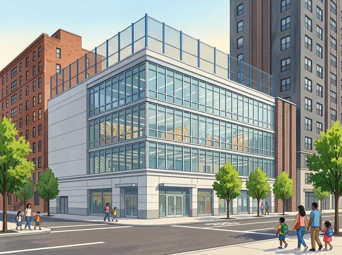 Illustration of Bedford Park Elementary School