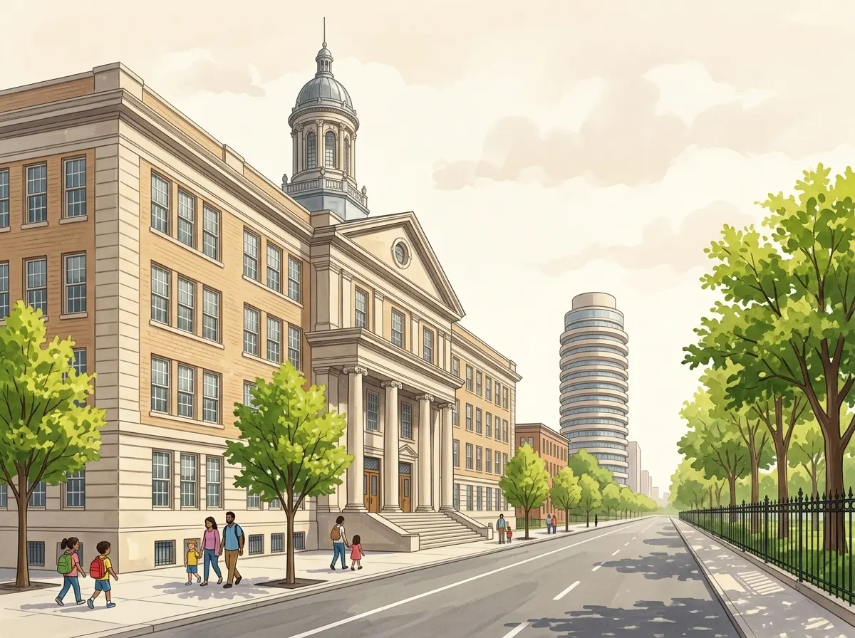 Illustration of West Bronx Academy for the Future