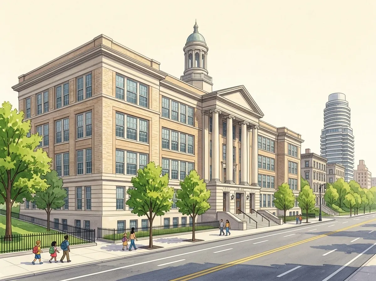 Illustration of Knowledge and Power Preparatory Academy International High School (Kappa)