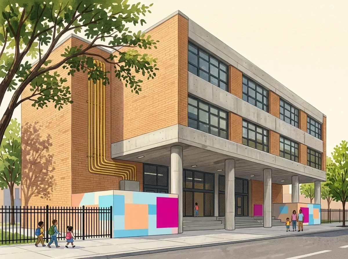 Ilustración de The Angelo Patri Middle School
