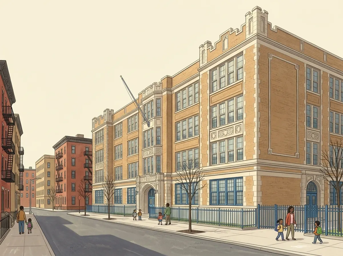 Ilustración de Crotona International High School