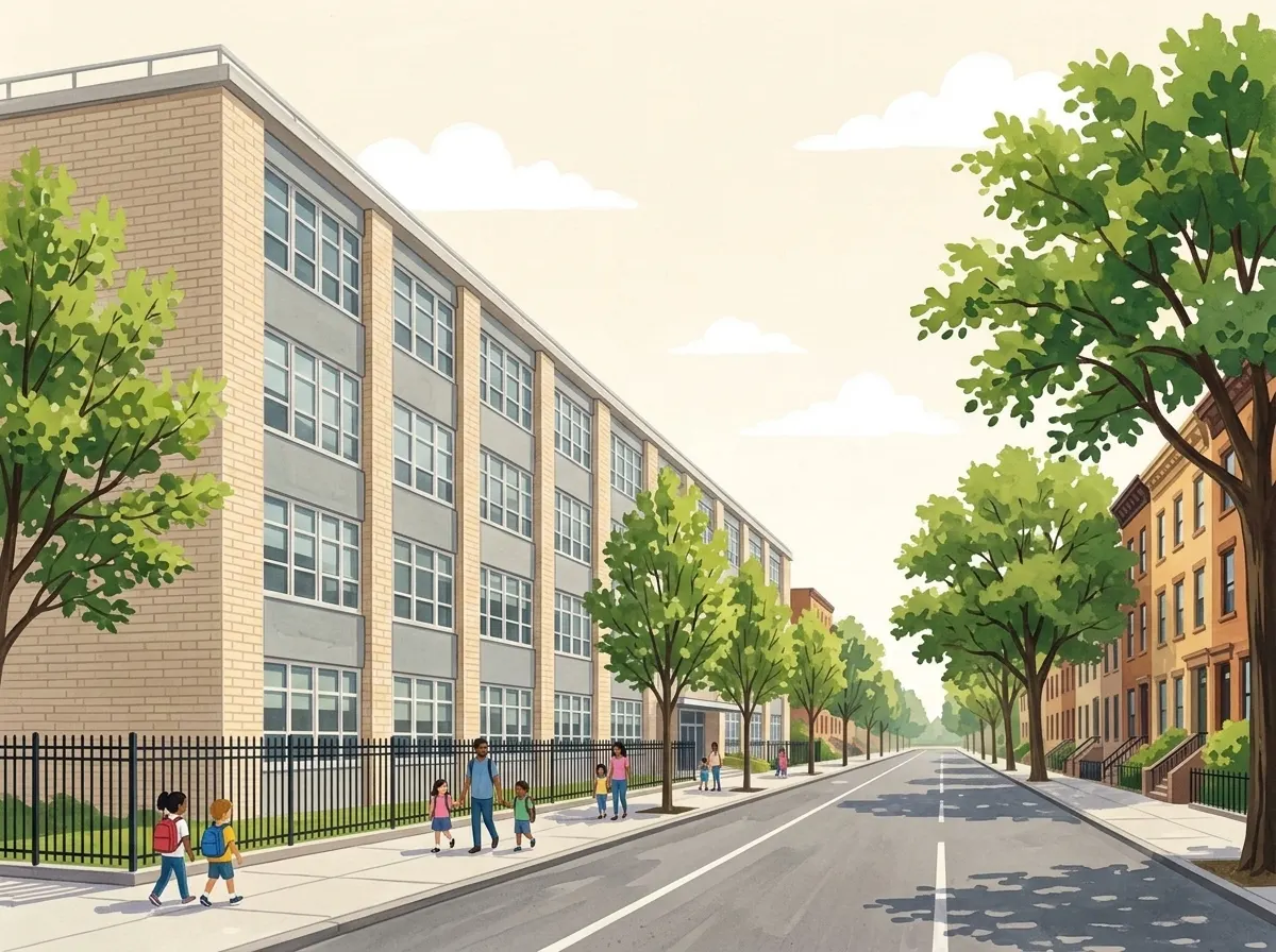 Ilustración de Bronx Green Middle School
