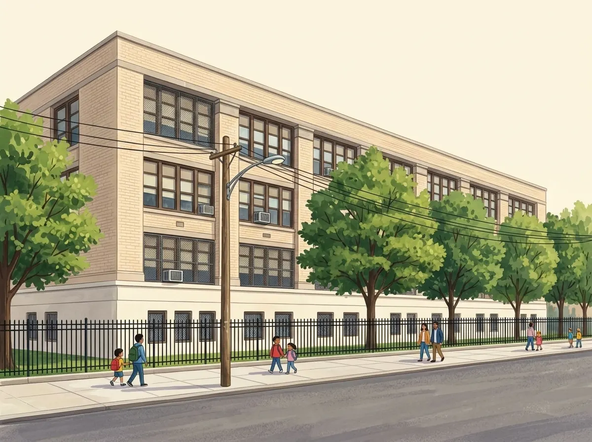 Ilustración de Bronx Aerospace High School