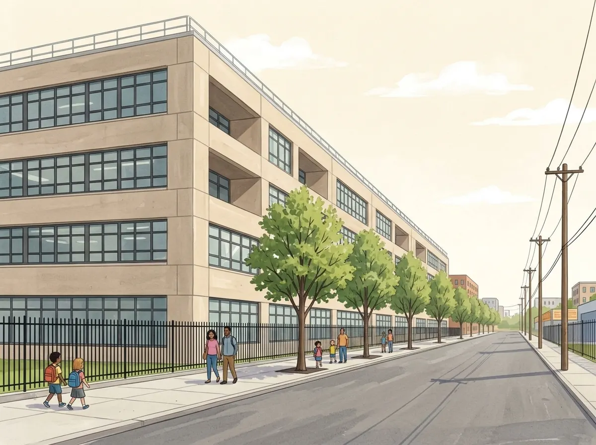 Illustration of Pelham Gardens Middle School
