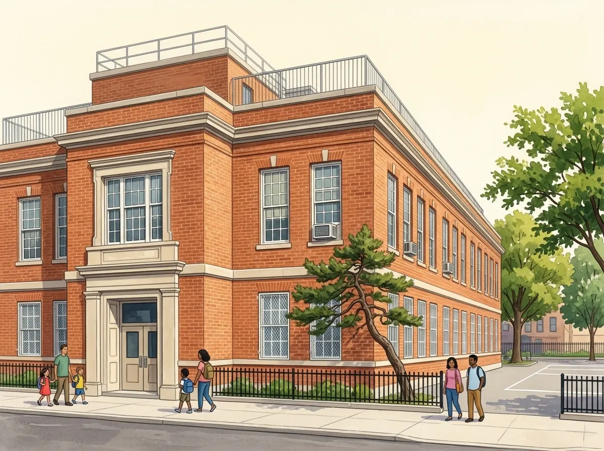 Ilustración de Metropolitan High School, The