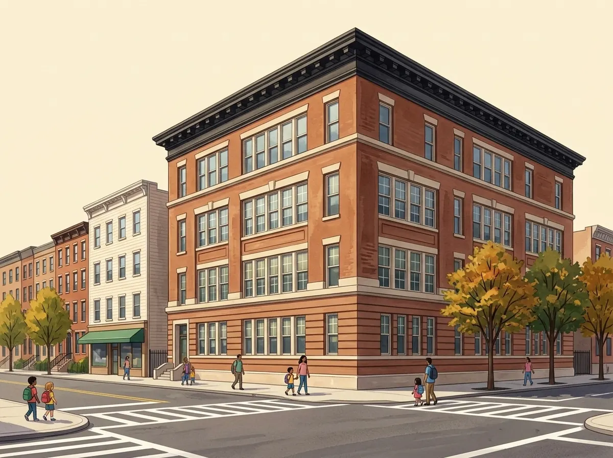 Illustration of P.S. 132 The Conselyea School