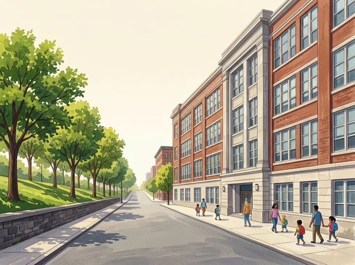 Illustration of P.S. 169 Sunset Park