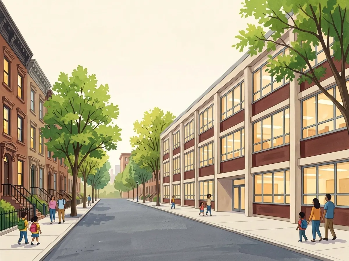 Illustration of P.S. 309 The George E. Wibecan Preparatory Academy