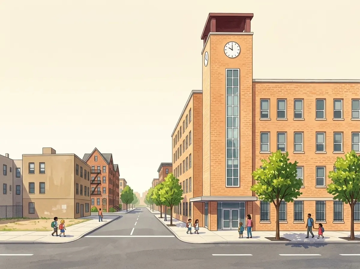 Illustration of Dr. Jacqueline Peek-Davis School