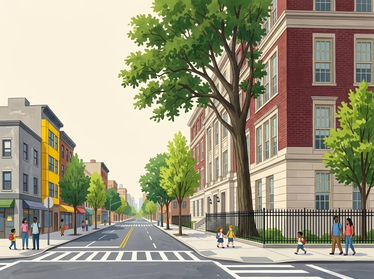 Ilustración de P.S. 091 The Albany Avenue School