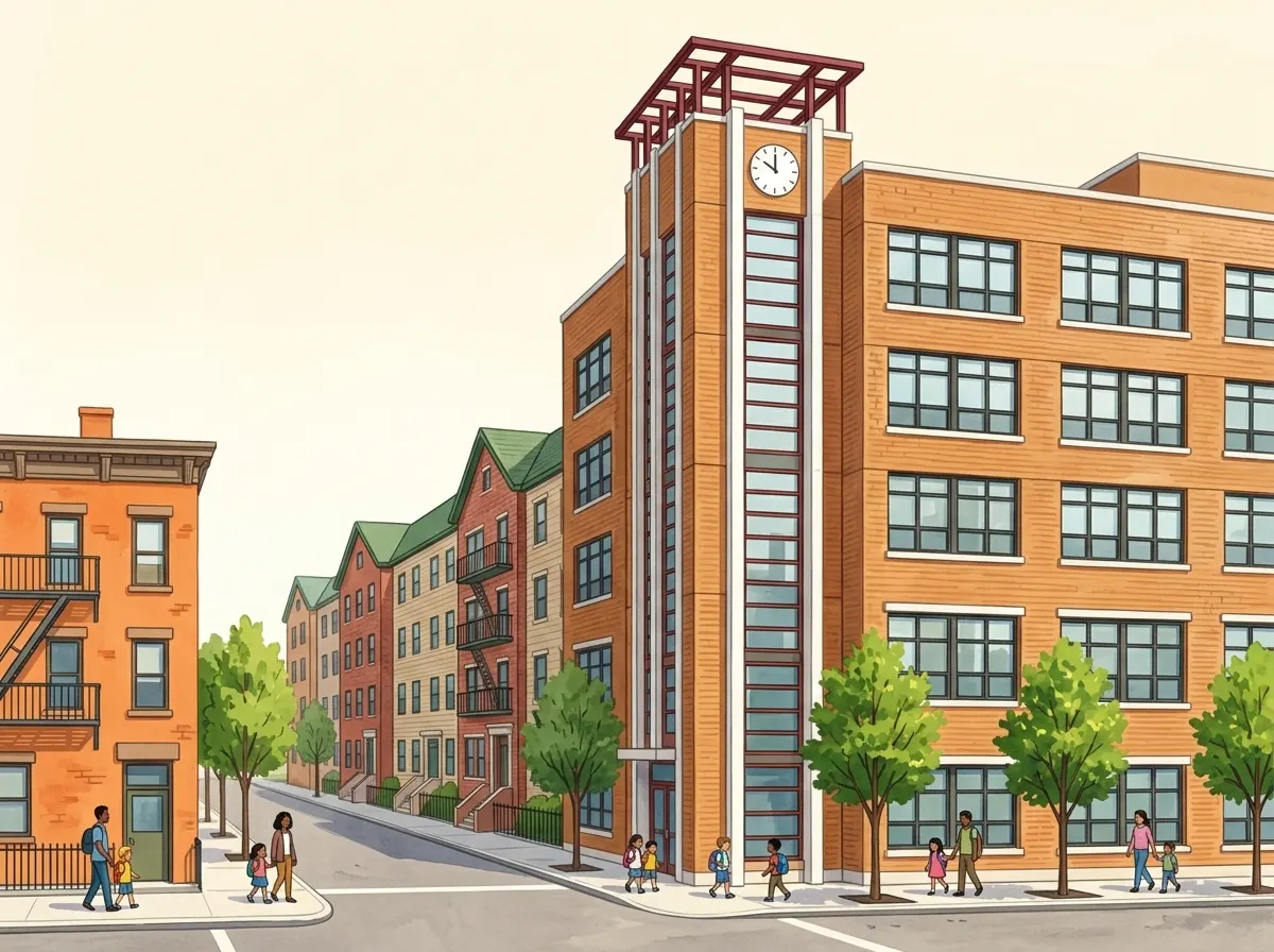 Illustration of Ronald Edmonds Learning Center II