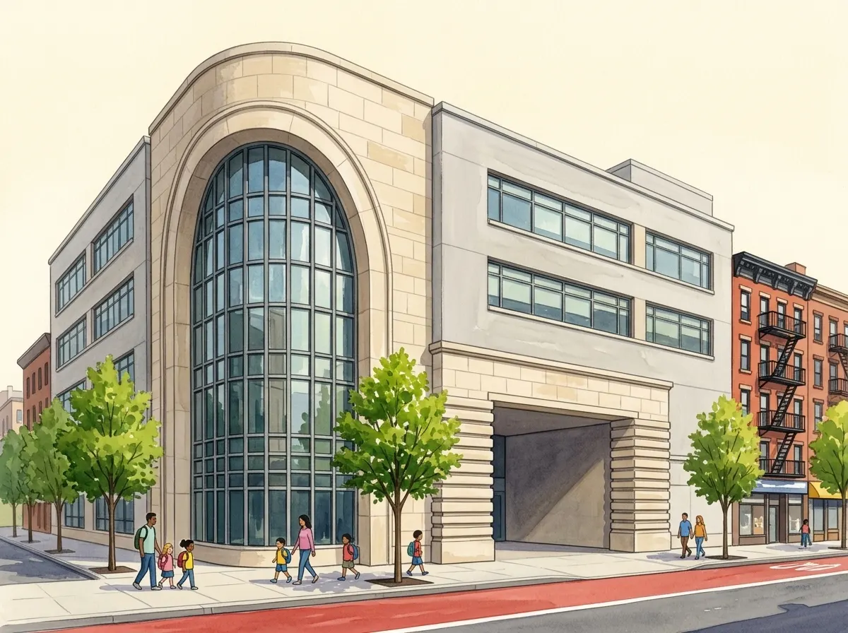 Illustration of Medgar Evers College Preparatory School