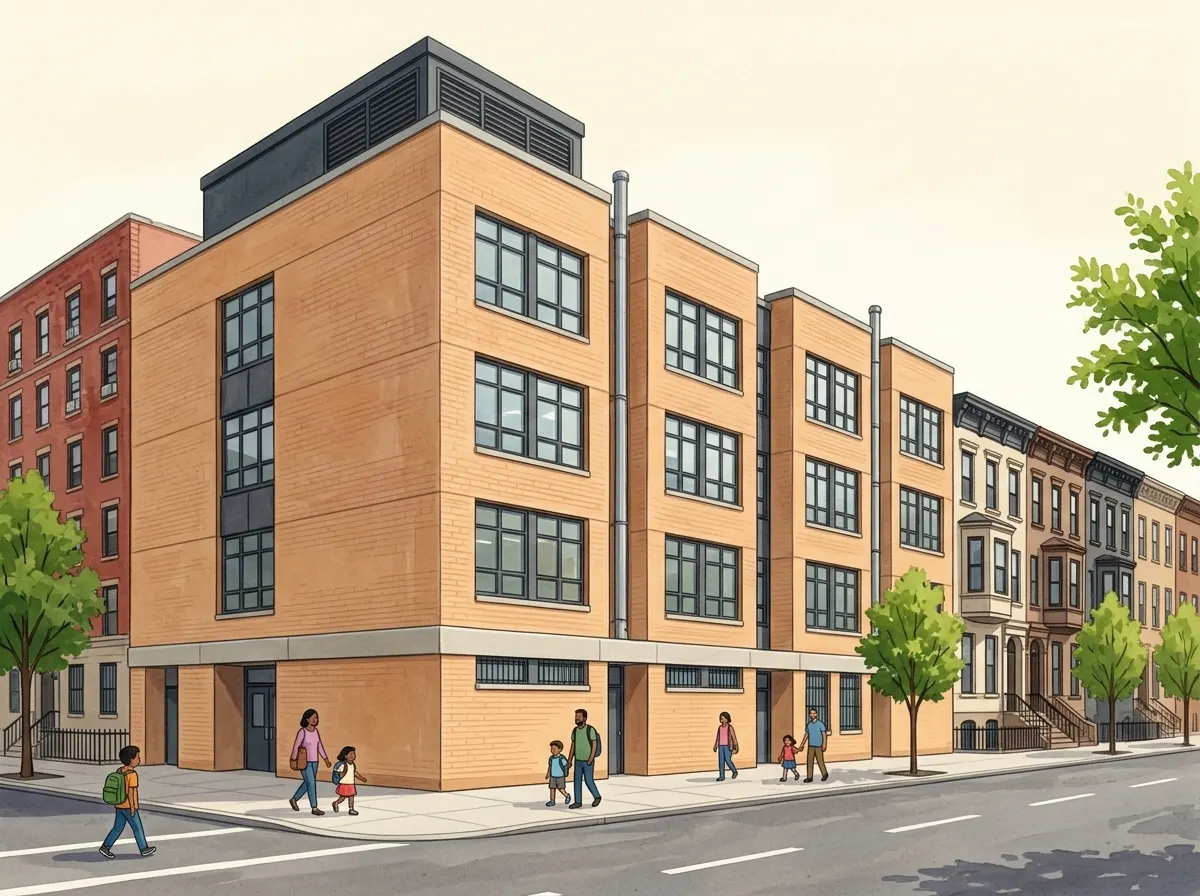 Ilustración de Brooklyn Arts and Science Elementary School