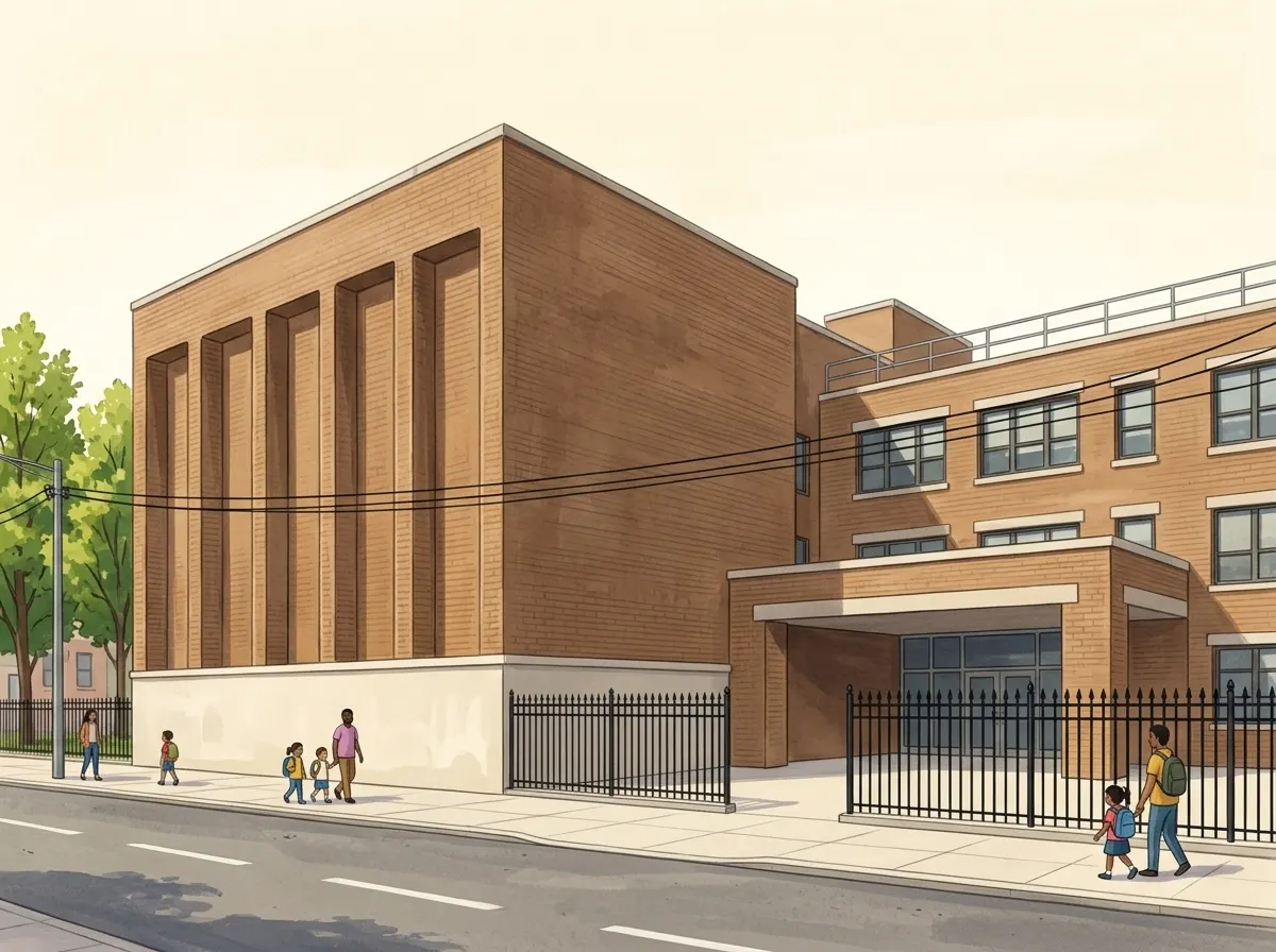 Illustration of New Heights Middle School