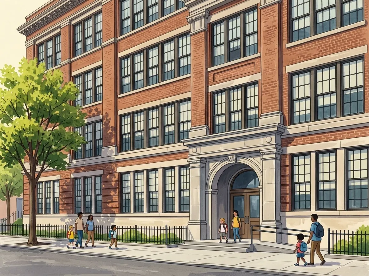 Illustration of Highland Park Community School