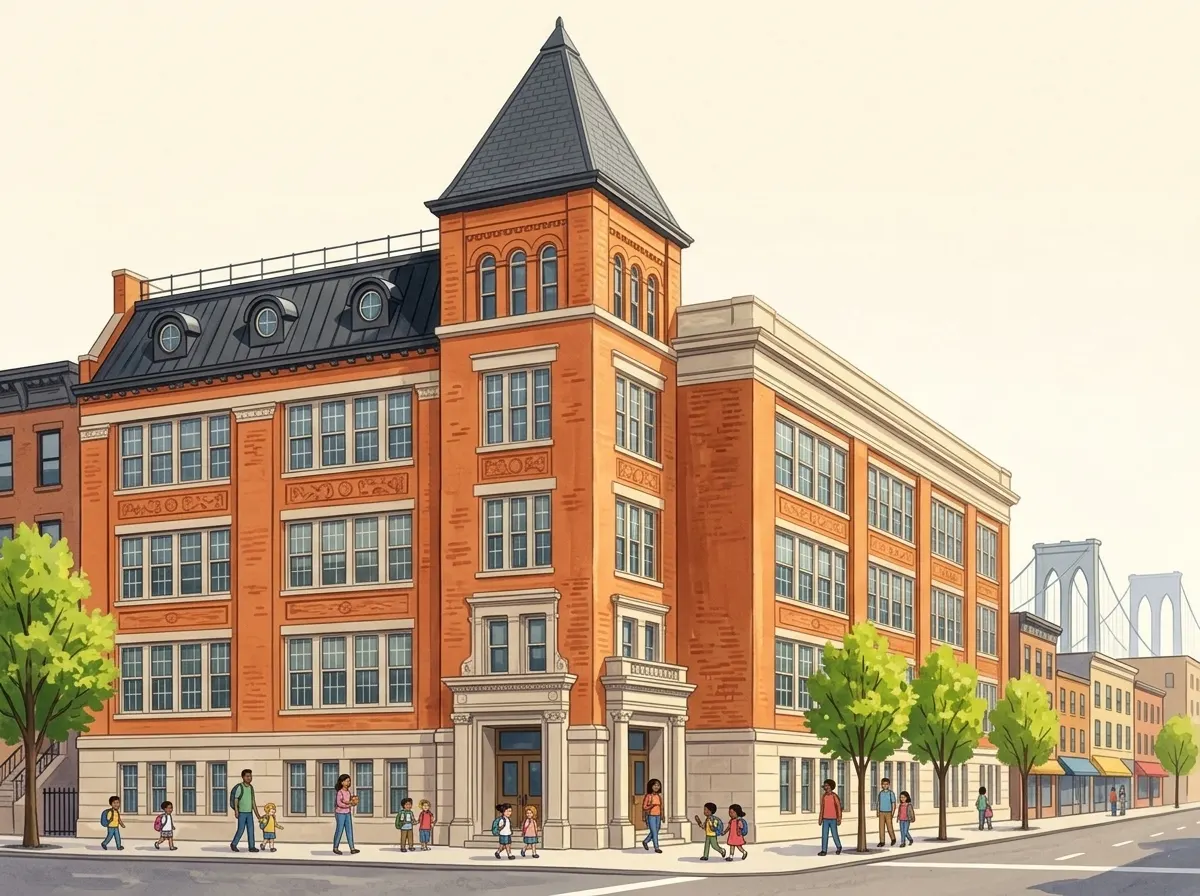 Ilustración de P.S./I.S. 104 The Fort Hamilton School