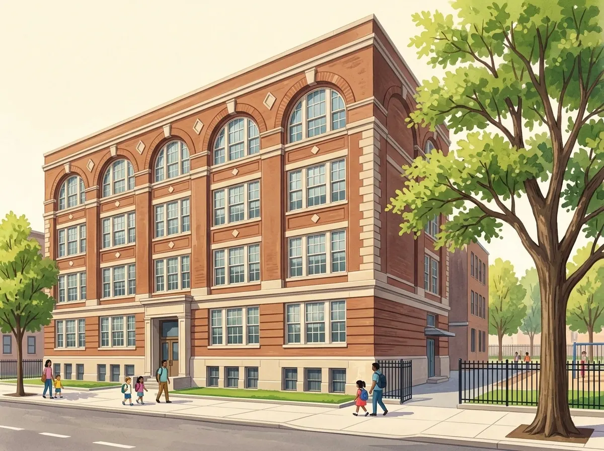 P.S. 100 The Coney Island School的插图
