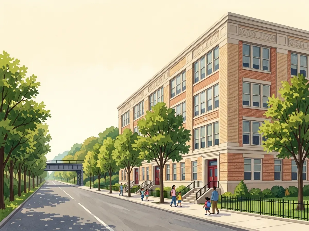 Illustration of High School of Sports Management