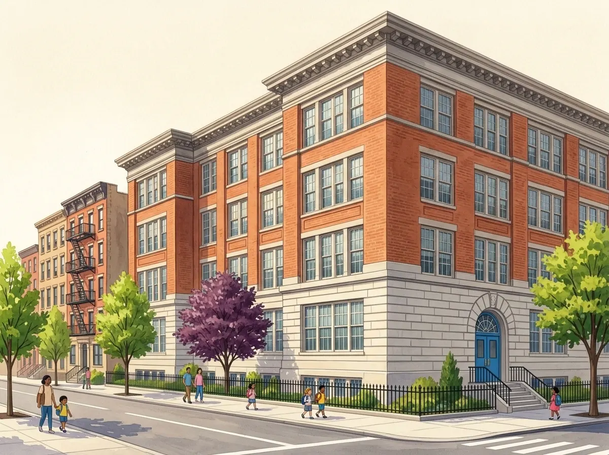 Ilustración de Midwood High School