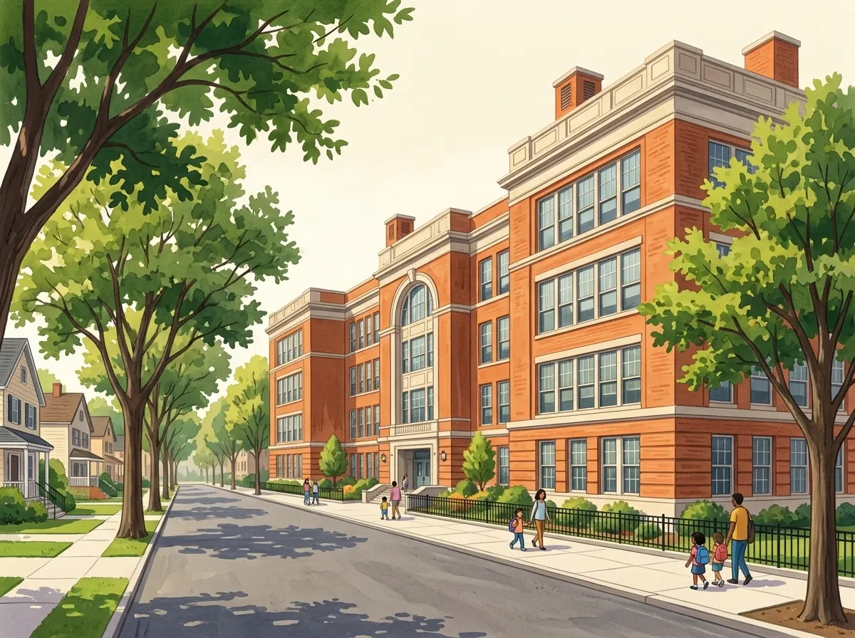 Ilustración de James Madison High School