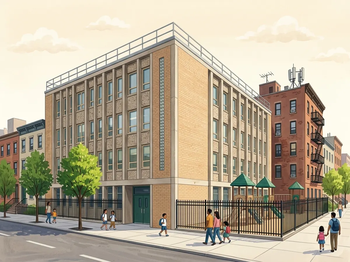 Illustration of P.S. 327 Dr. Rose B. English